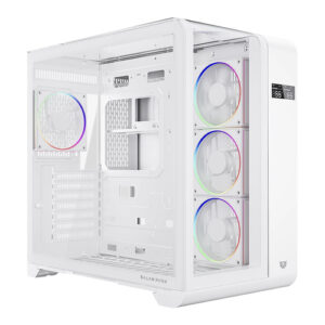 Gabinete Balam Rush Tank Expert Curve 7400 Midi Tower, ATX/Micro-ATX/Mini-ITX, 4xVentiladores, Blanco