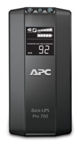 No Break APC Back-UPS Pro BR700G LCD, 420W, 700VA, hasta 75mins respaldo, 6 contactos