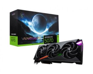 Tarjeta de Video MSI GeForce RTX 5070 12G VANGUARD SOC GeForce RTX 5070, 12 GB, 192 Bit, GDDR7, PCI Express 5.0