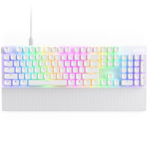 Teclado Gamer NZXT Function 2 Mecanico, Ingles, Switch Gateron Red, Blanco