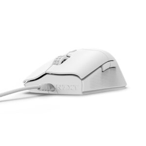 Mouse Gamer NZXT Lift 2 Ergo Alambrico, 26000 DPI, USB, Blanco
