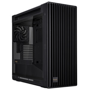 Gabinete ASUS PA602 Midi Tower, Ventana Vidrio Templado, 2xVentiladores 200mm, 1xVentilador 140mm, Negro