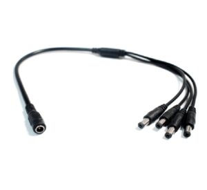 Cable Saxxon Tipo Pulpo SX-F54 De 1 conector Hembra Entrada a 4 Salidas Macho
