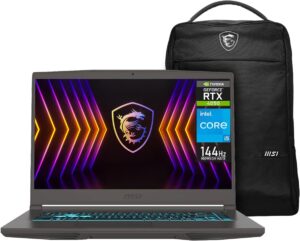 Laptop Gamer MSI Thin 15 B13VE 15.6", Intel Core i5-13420H, NVIDIA GeForce RTX 4050, 16GB, 512GB SSD, Windows 11 Home, Incluye BackPack