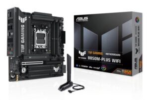 Tarjeta Madre ASUS TUF GAMING B850M-PLUS WIFI Socket AM5, 4 DDR5-SDRAM, Wifi 6E